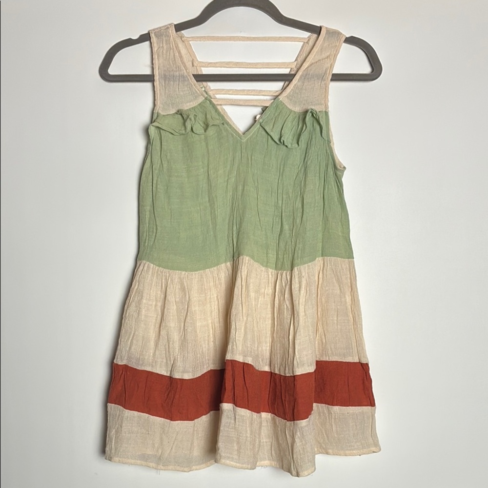 Entro Multicolor Strappy Tank Top
